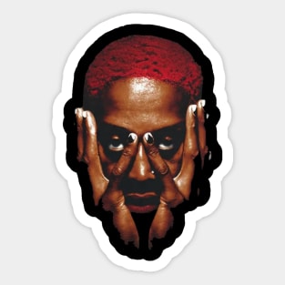 Dennis Rodman Diplomat, Icon, Rebel Sticker